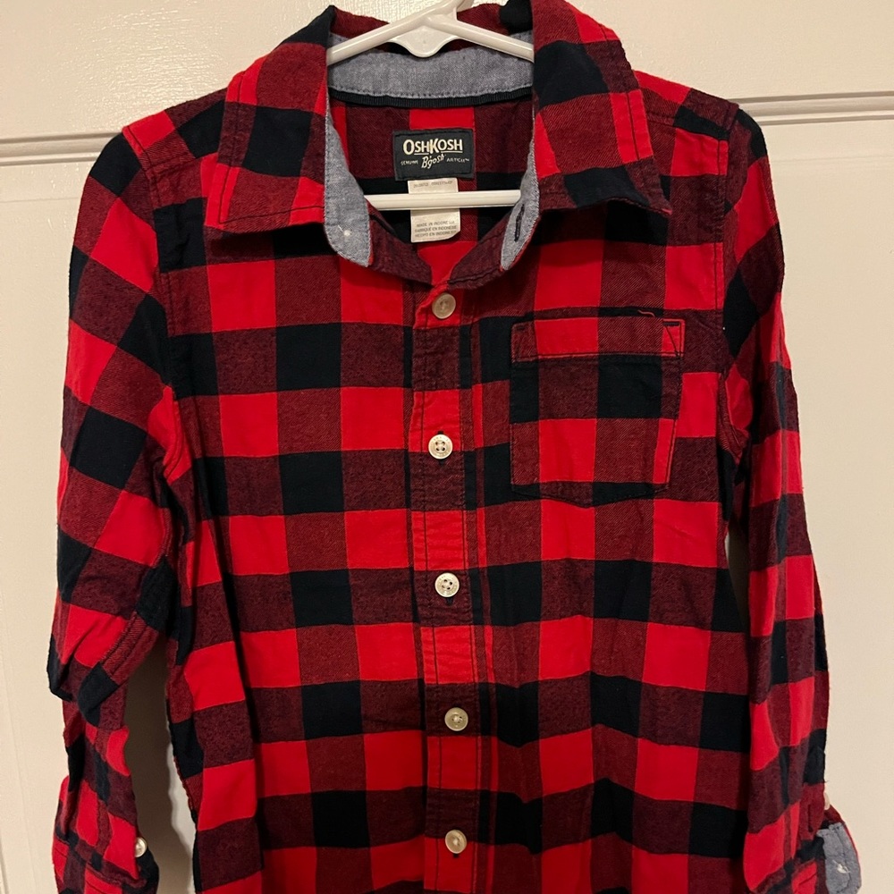 Osh Kosh Flannel 5T